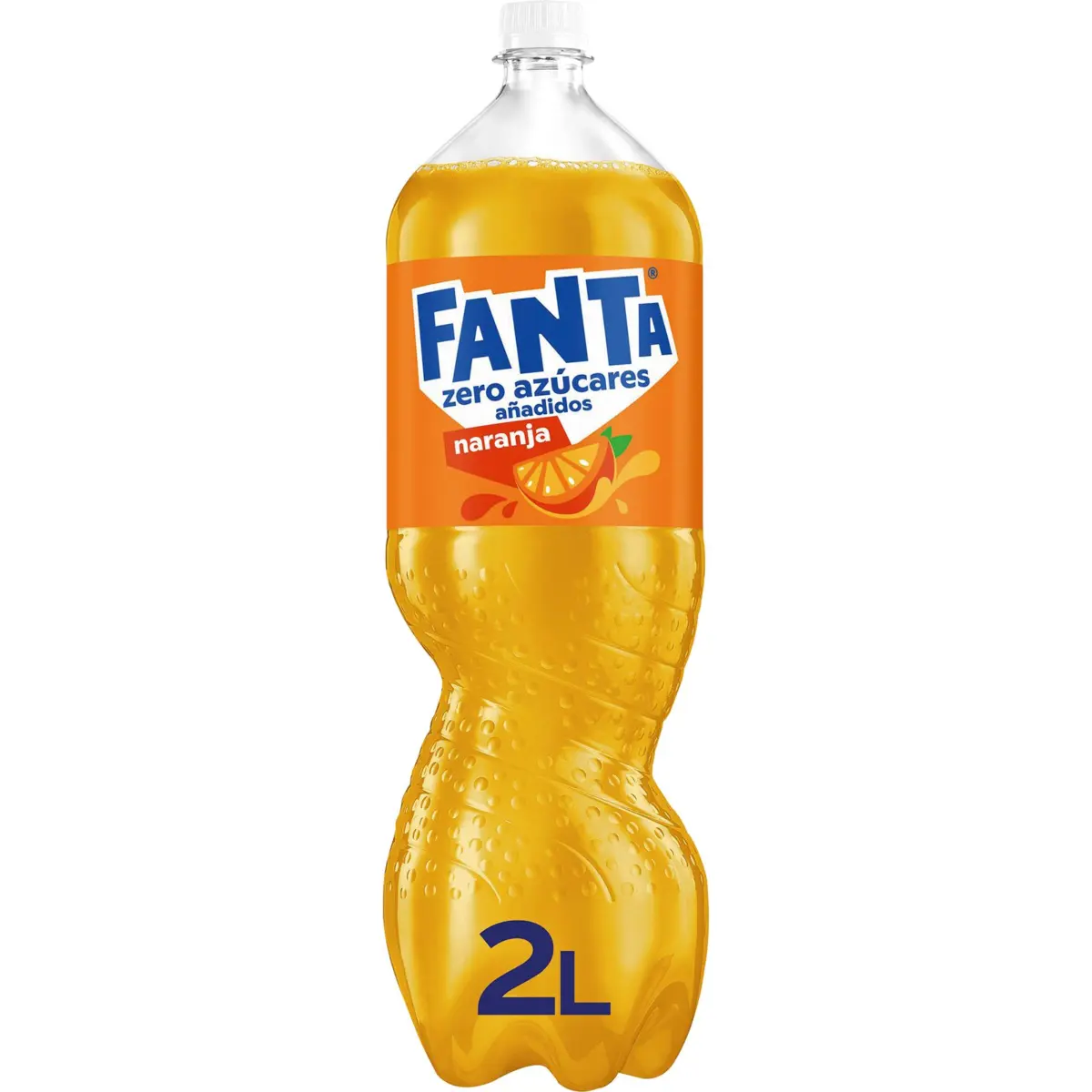 Fanta Zero orange soft drink bottle