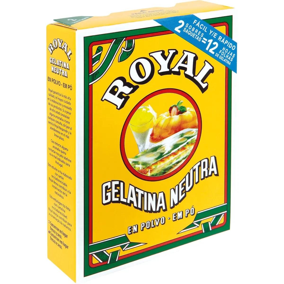 Gelatina Neutra Royal
