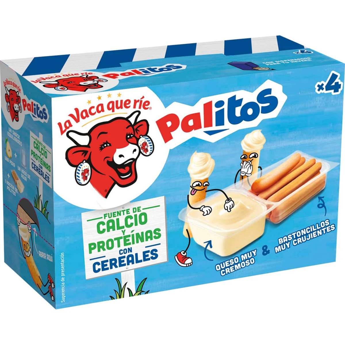 Bastonets Pic y Croq, 4 paquets, Vaca Que Rie