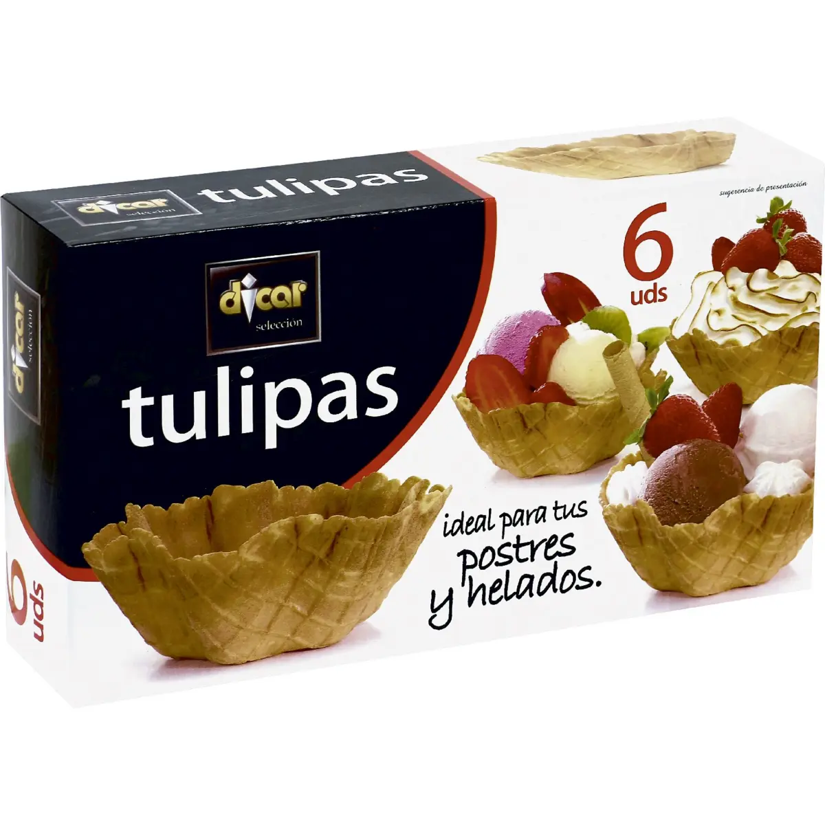 Artisan Tulip Wafer Cups, Box Dicar