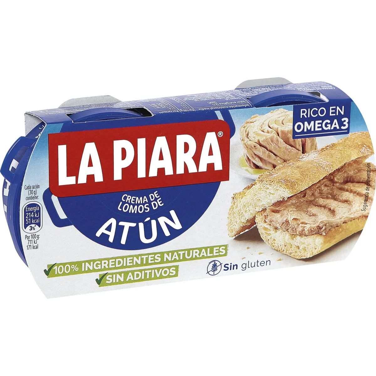 Pate de Atún en Aceite Pack de 2 Latas La Piara
