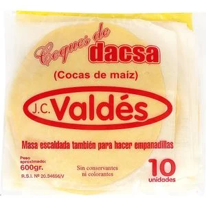 Dacsa flatbreads, 10 units Valdes