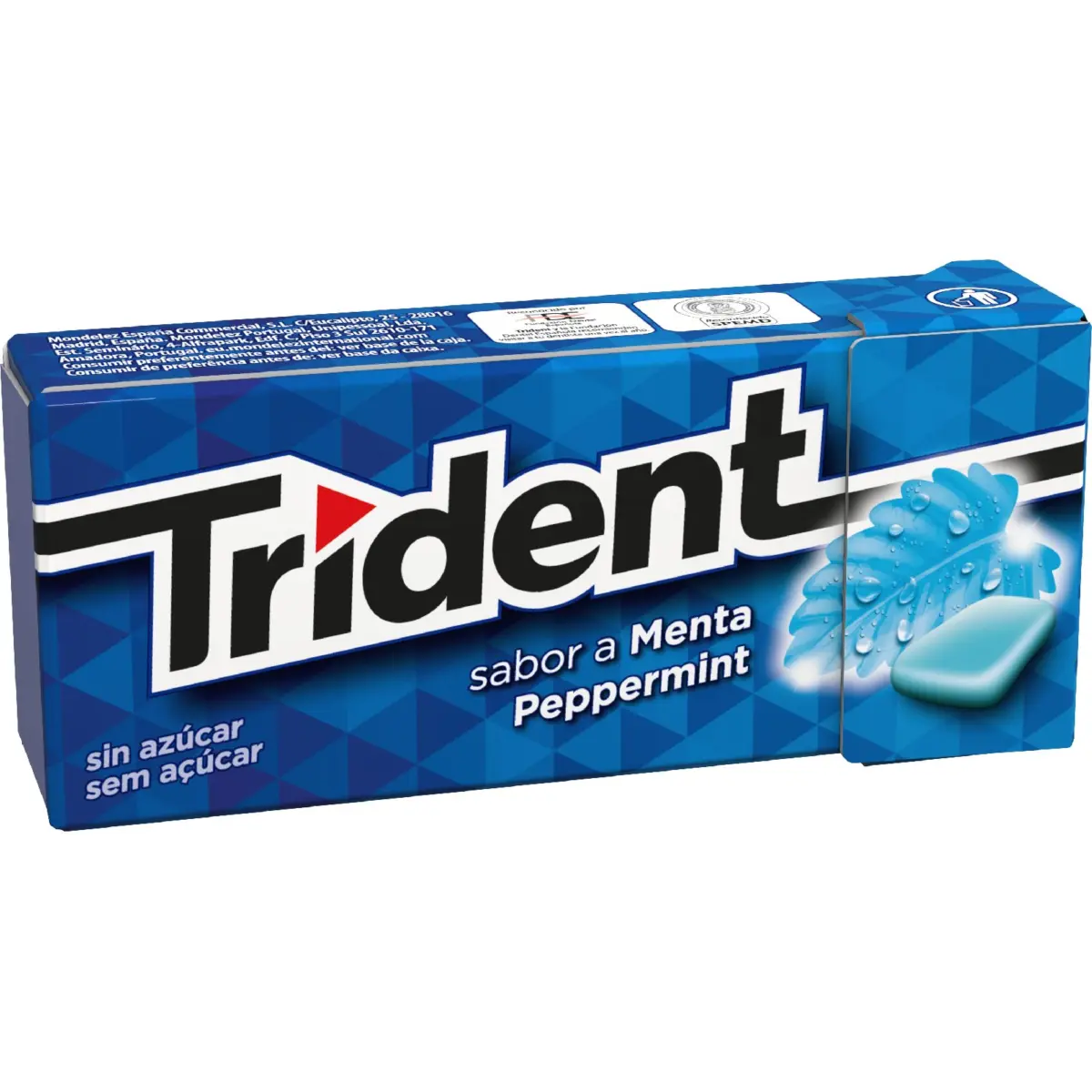 Chicle Grageado Sabor Menta Trident