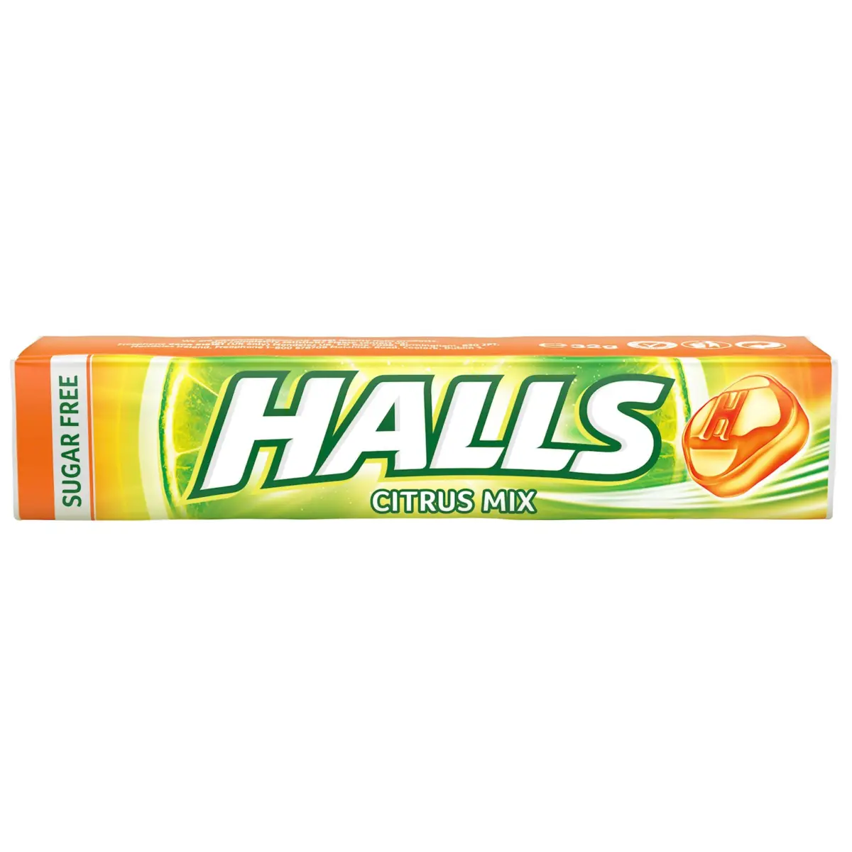 Цитрусовые конфеты Vita C без сахара Halls
