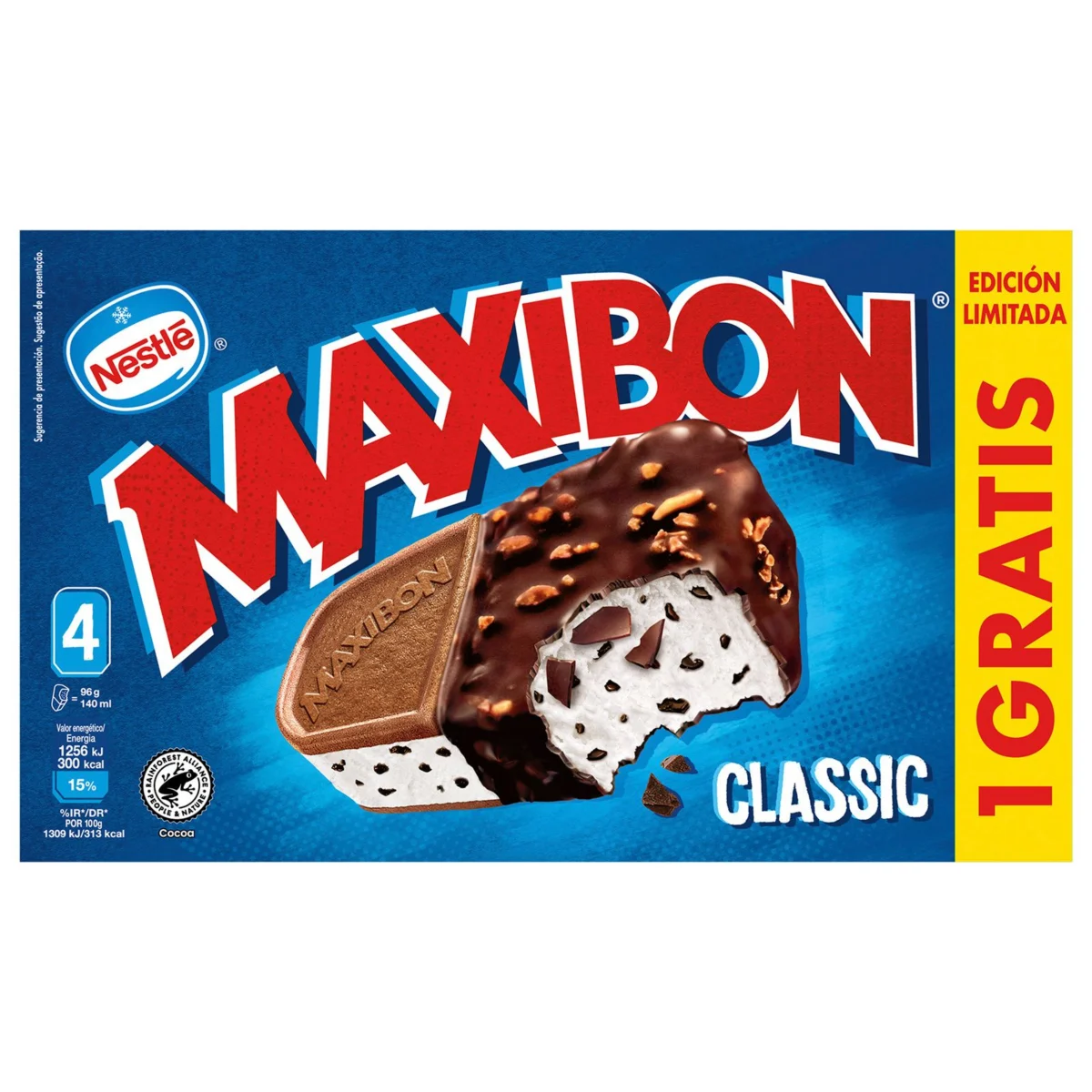 Вершковий Maxibon, упаковка 4 шт., Nestle