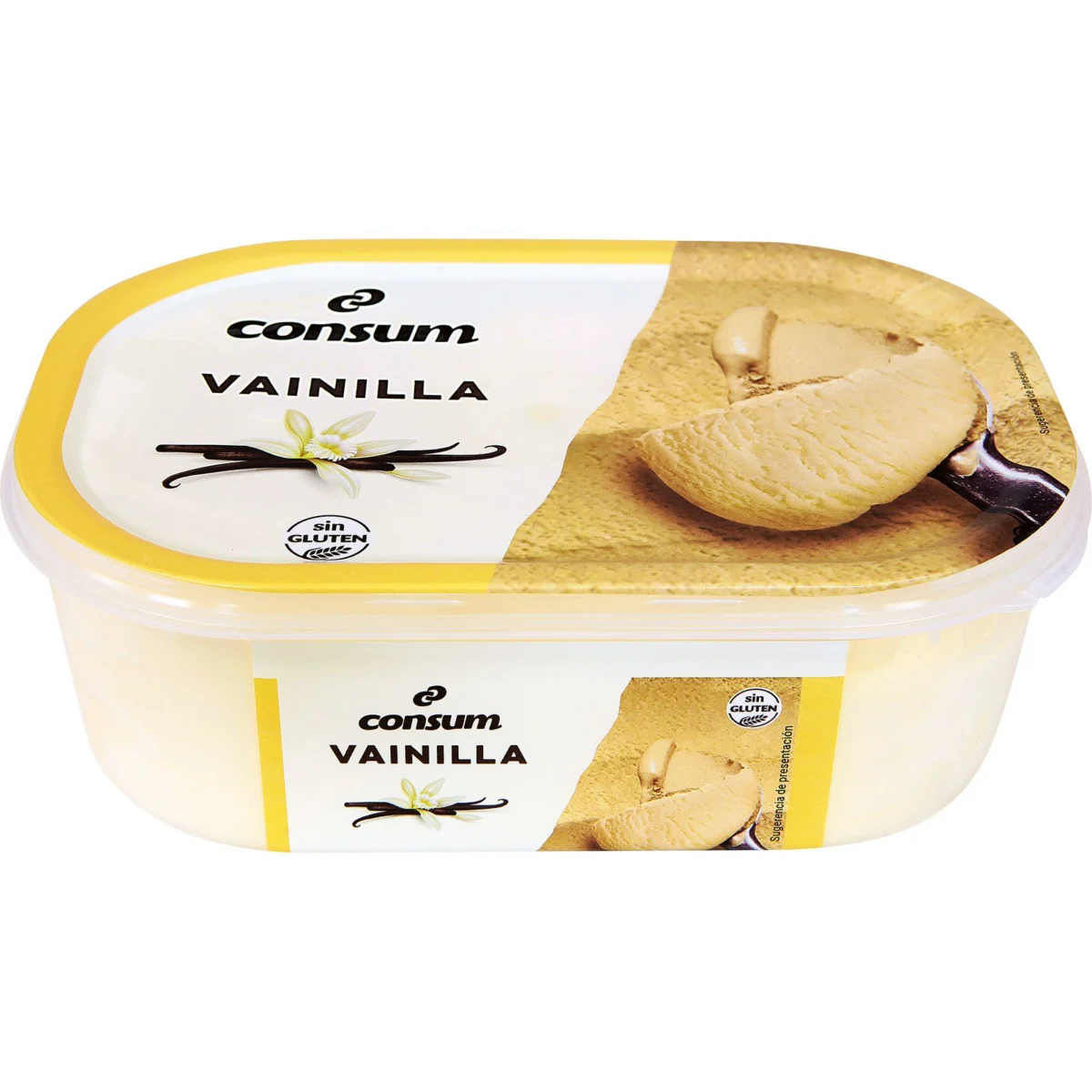 Vanilleeis im Becher Consum