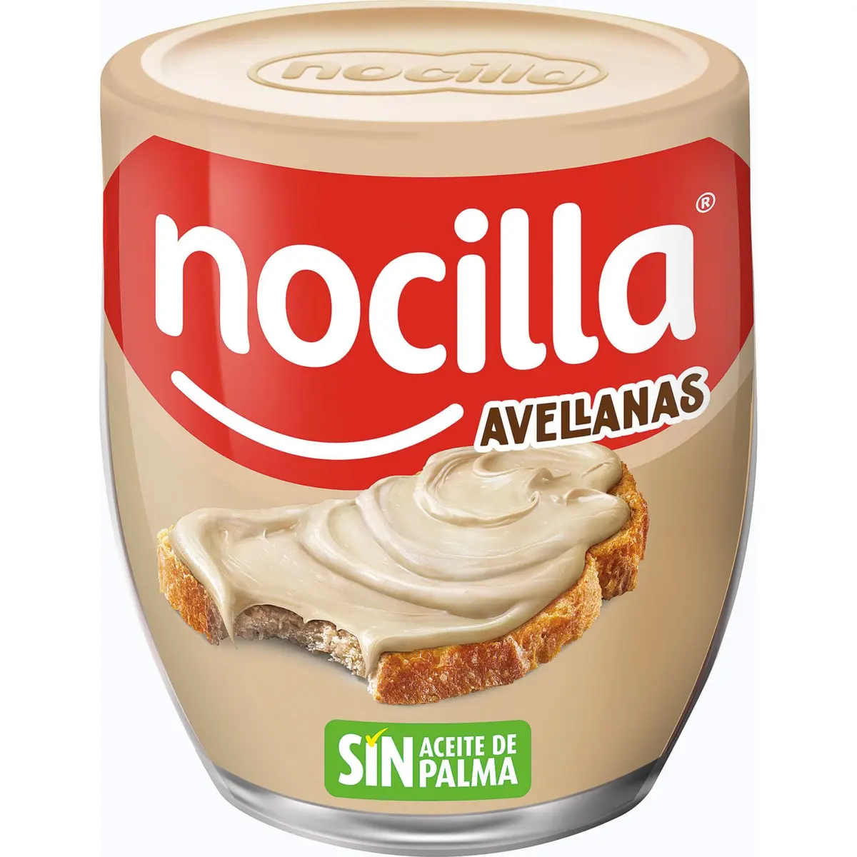 Milch-Haselnuss-Creme im Glas Nocilla