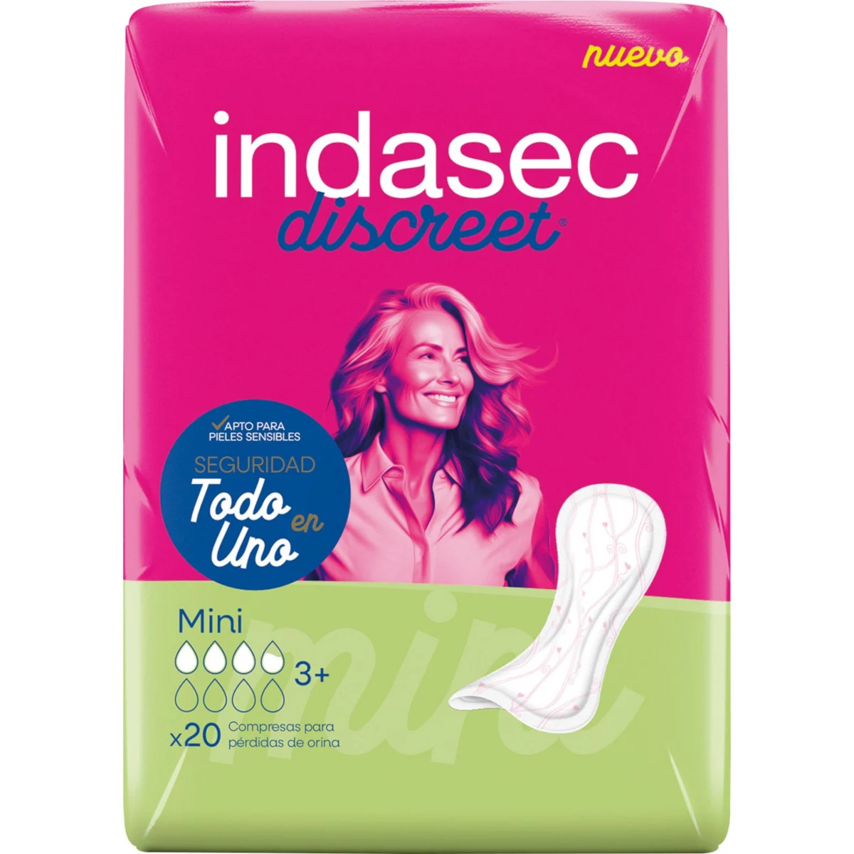Protections pour incontinence Mini Indasec