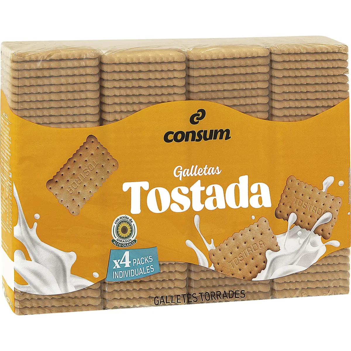Galetes torrades, paquet de 4 Consum