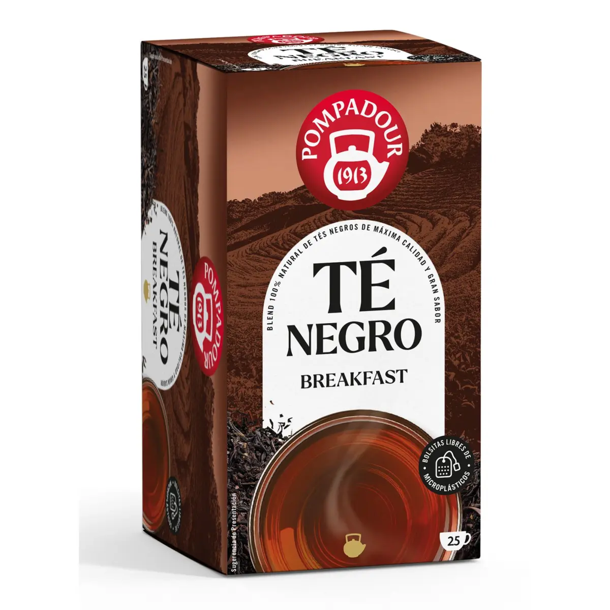 Té NEGRO BREAKFAST 25 Bolsitas Pompadour