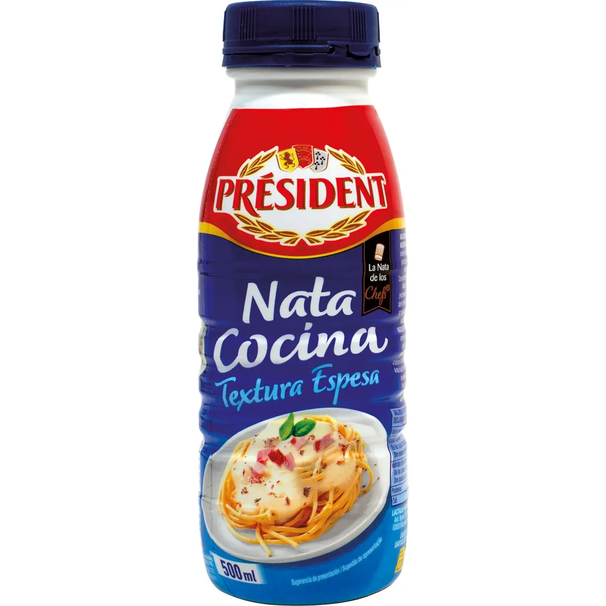 President thick cooking cream bottle