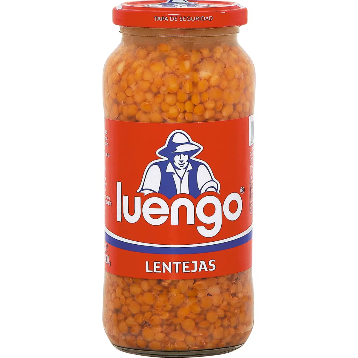 Lentilles pardina cuites en bocal Luengo