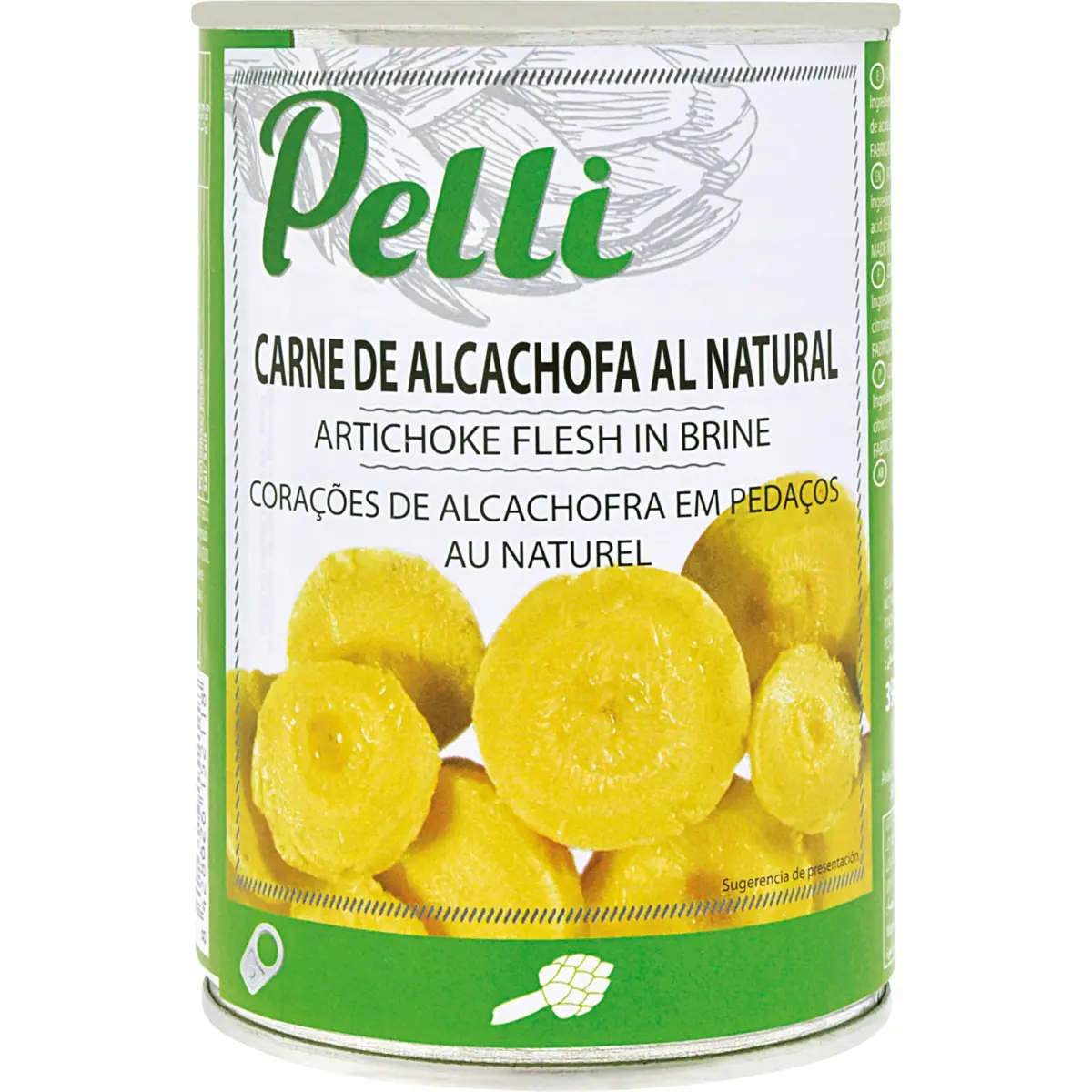 Cœurs d’artichauts en boîte Pelli
