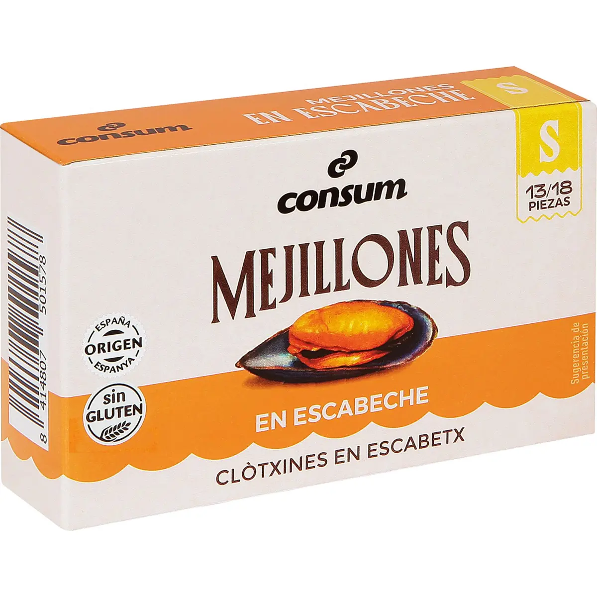 Moules de Galice en escabèche, 13/18 pièces Consum