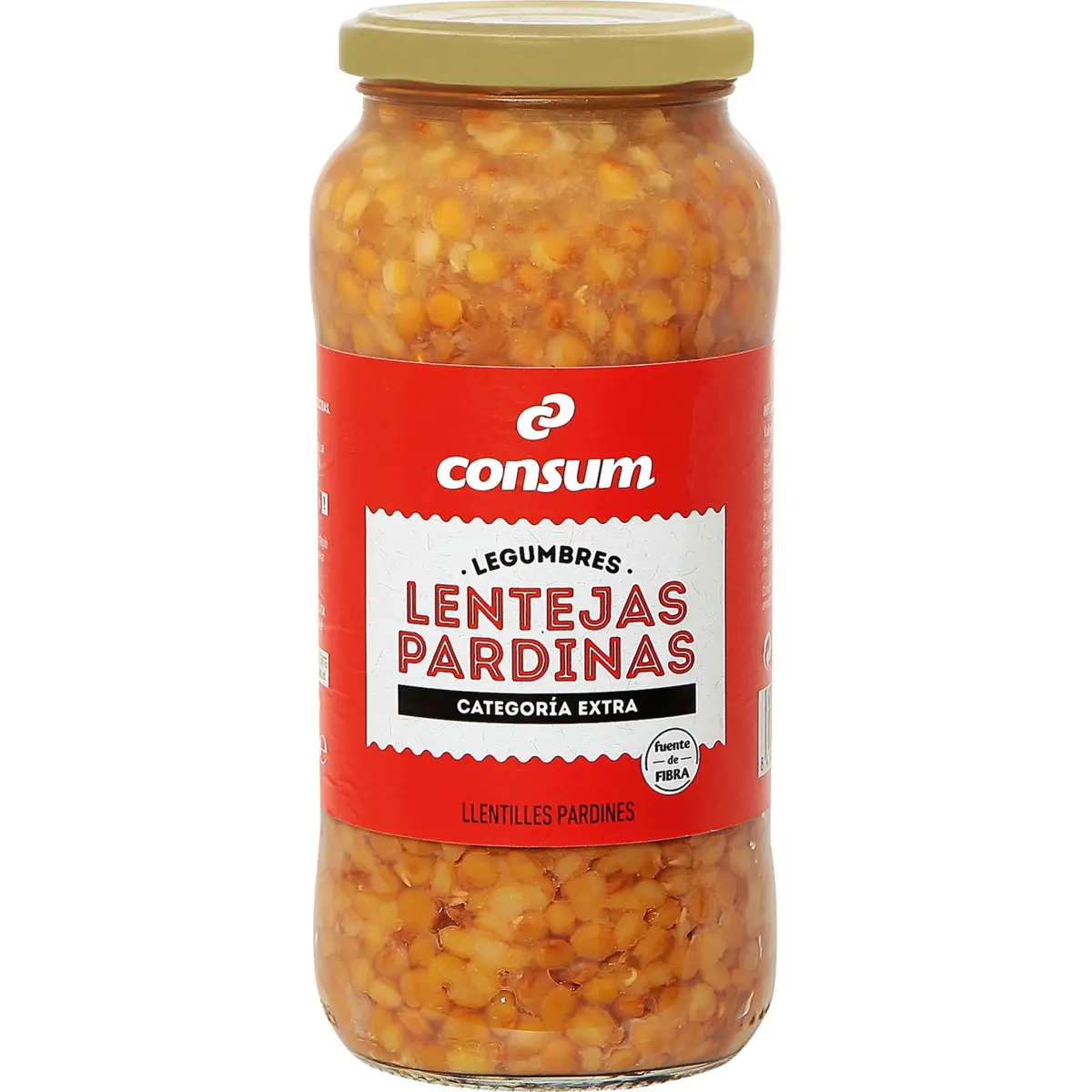 Lenteja Pardina Cocida Frasco Consum