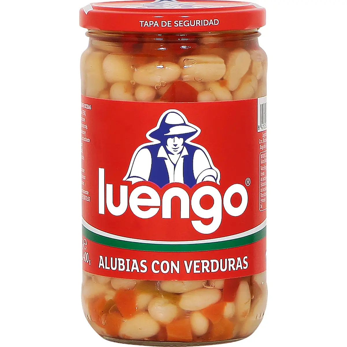Alubia con Verduras Frasco Luengo