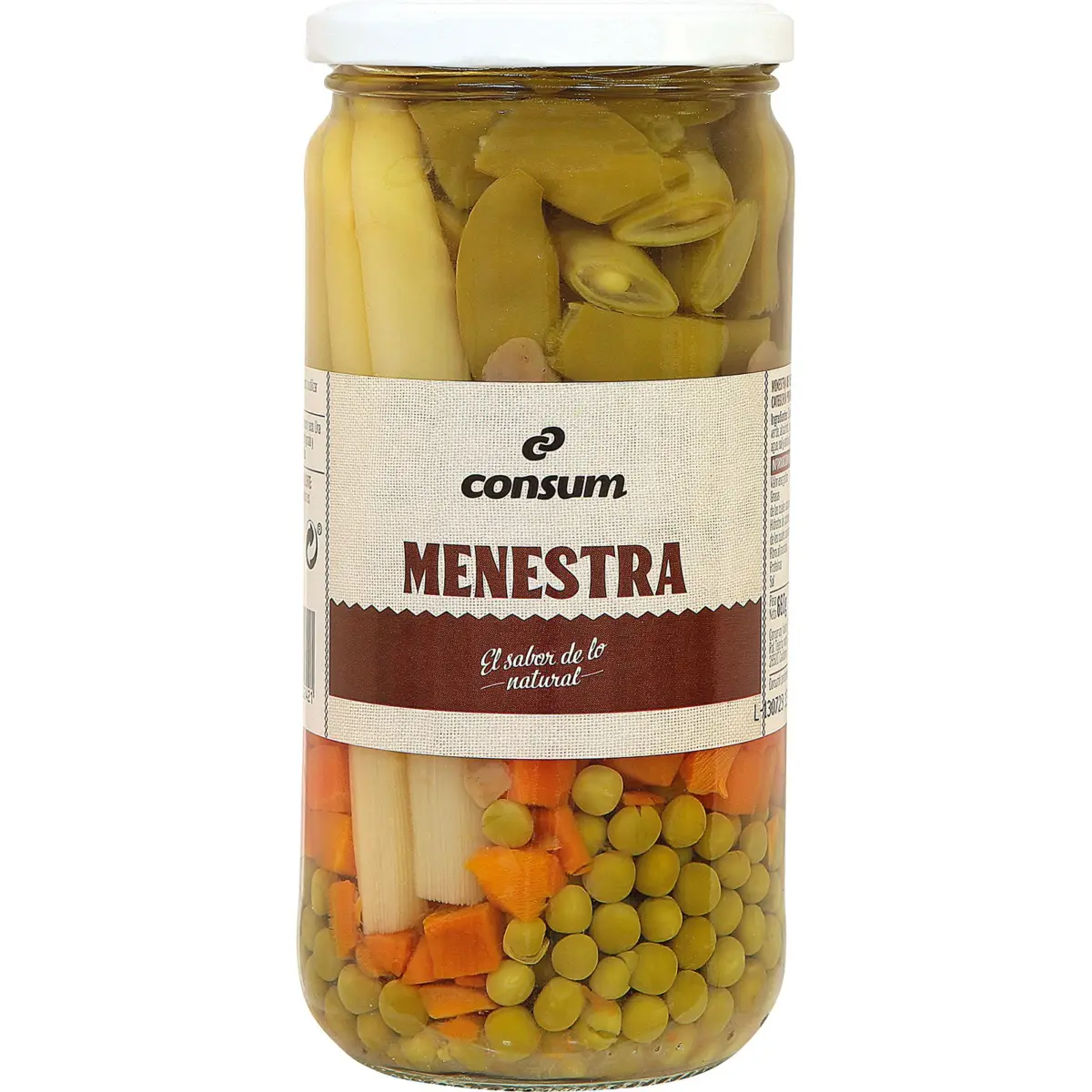 Macédoine de légumes en bocal Consum