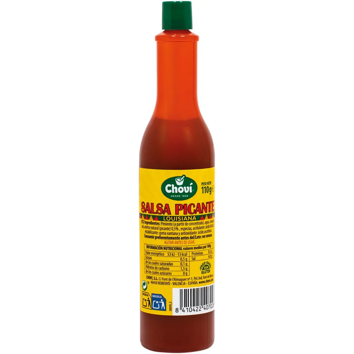 Scharfe Louisiana-Sauce Chovi