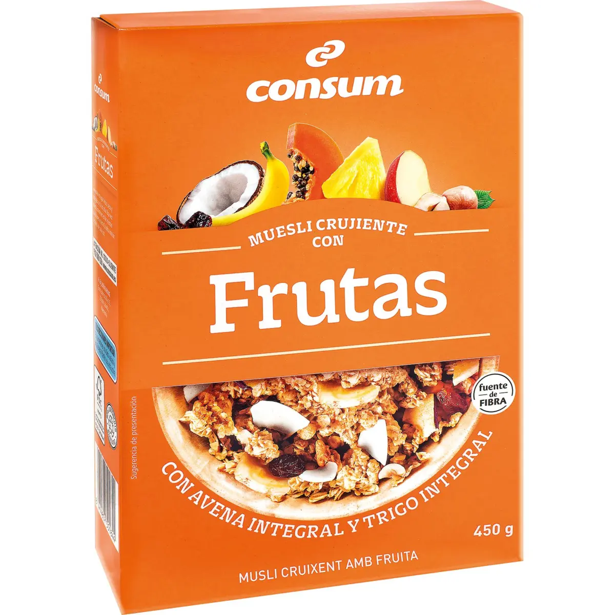 Fruit and fibre muesli Consum