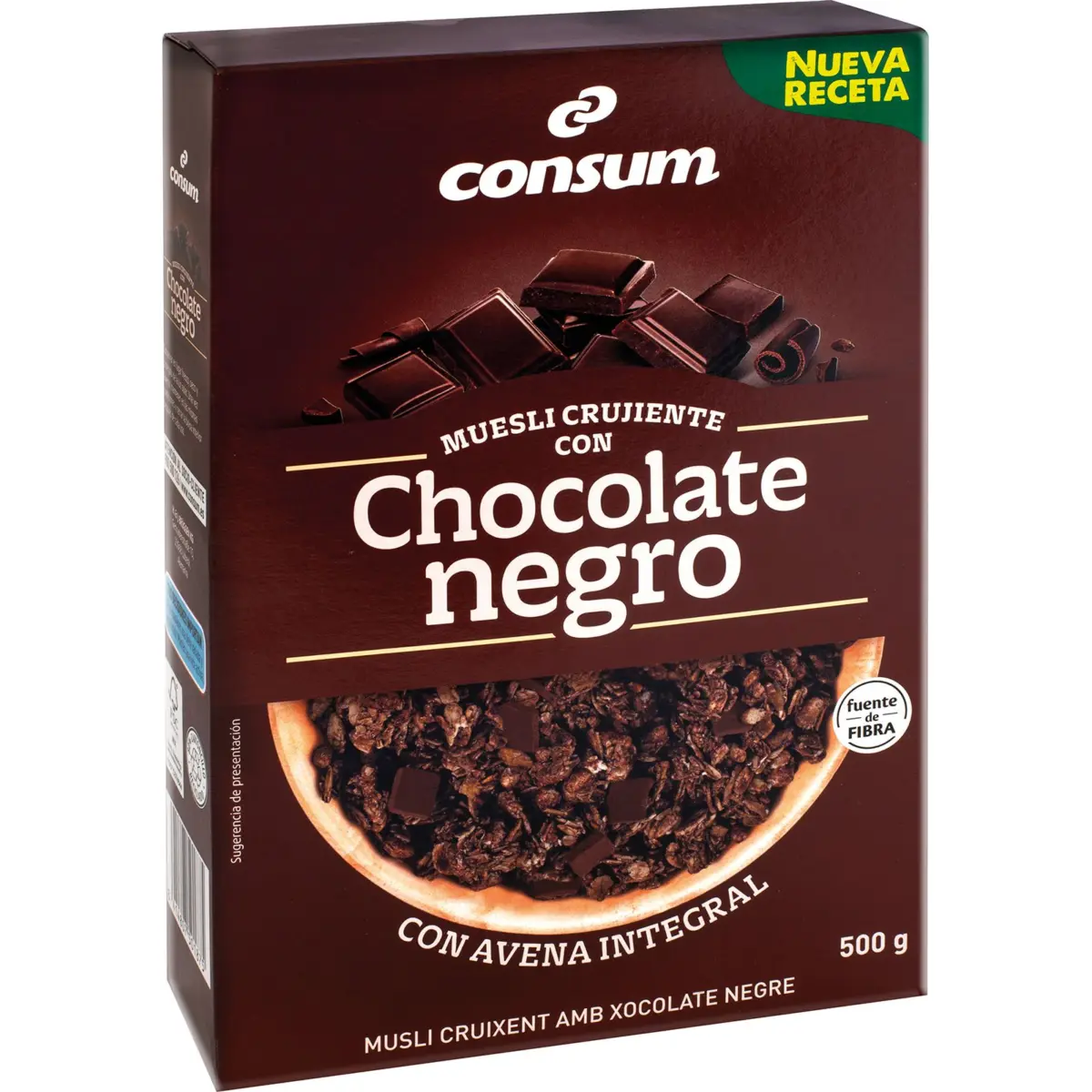 Muesli croustillant au chocolat noir Consum