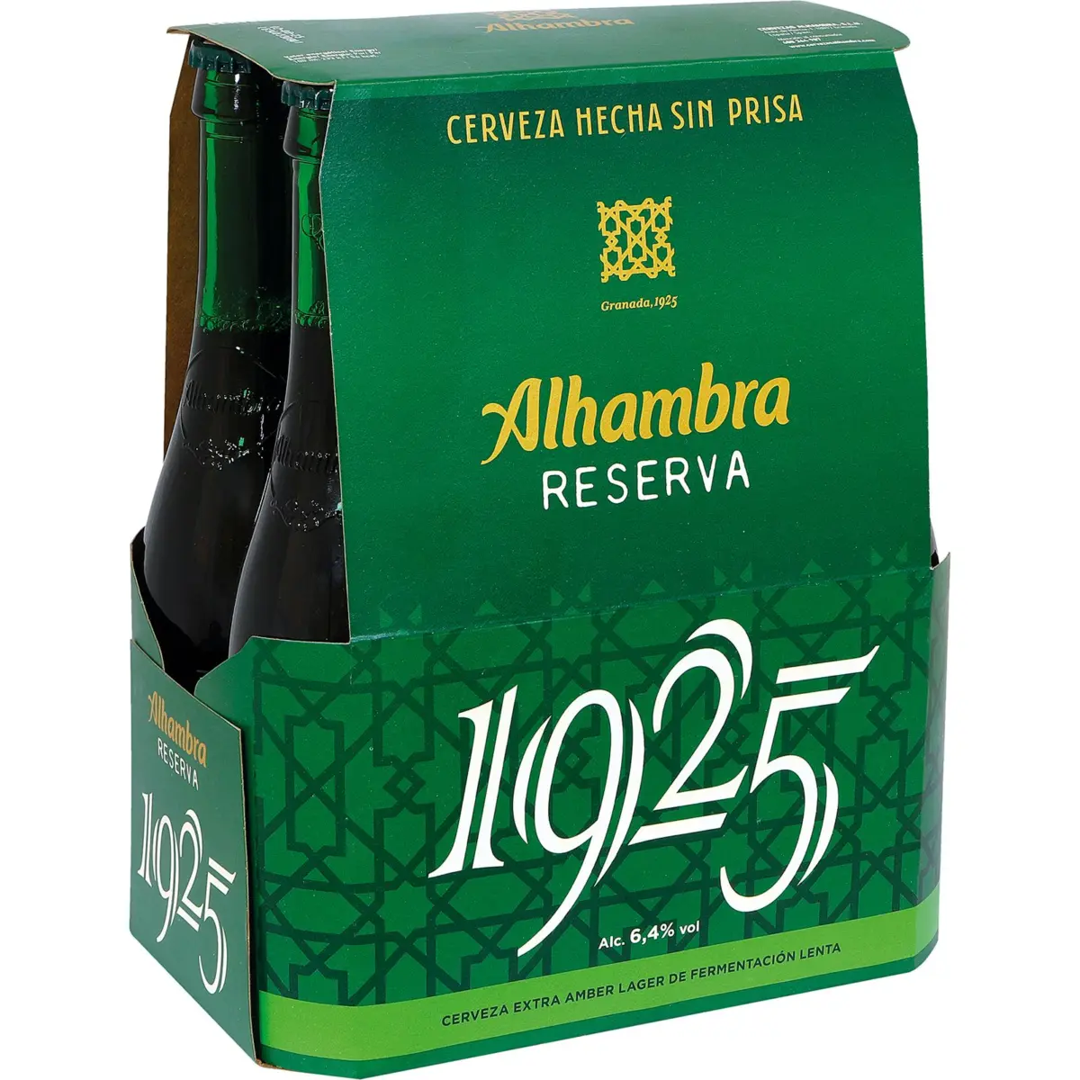 Cerveza Reserva 1925 Botella Cristal Pack-6 Alhambra