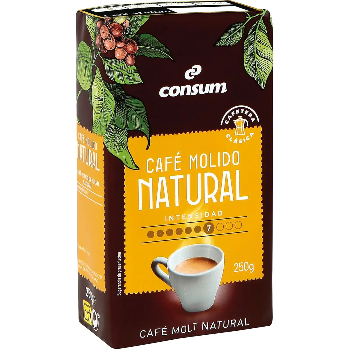 Ground natural coffee Consum