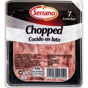 Консервированный нарезной мясной хлеб Serrano
