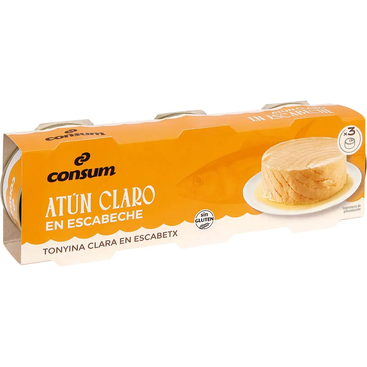 Heller Thunfisch in Escabeche, 3er-Pack Consum