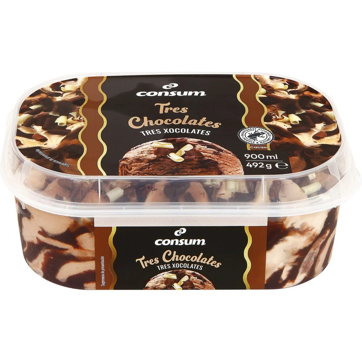 Tarrina 3 Chocolates Consum