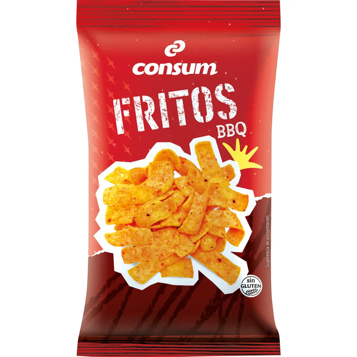 Snacks frits saveur barbecue Consum