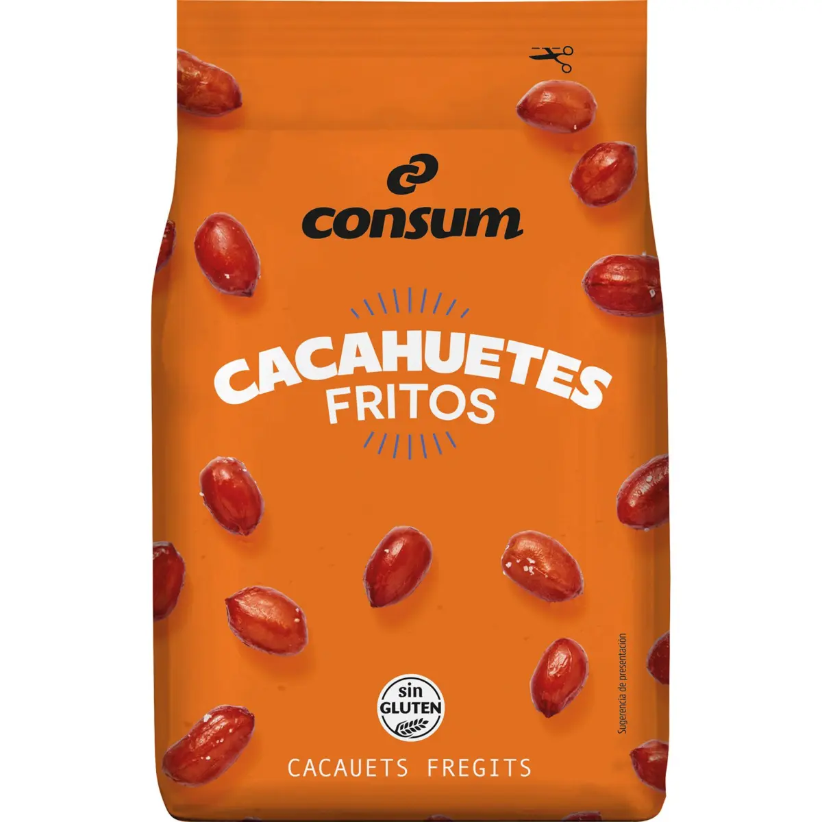 Cacahuètes grillées avec peau Consum