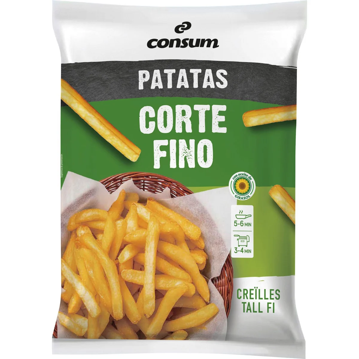 Patates prefregides de tall fi Consum