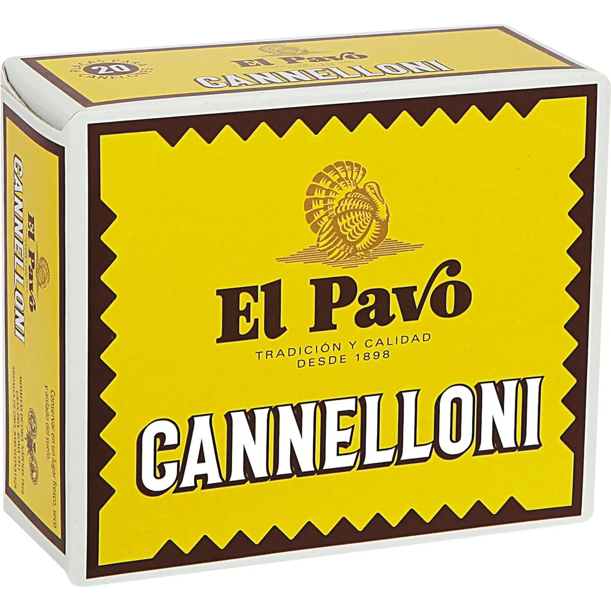 Canelons El Pavo, capsa