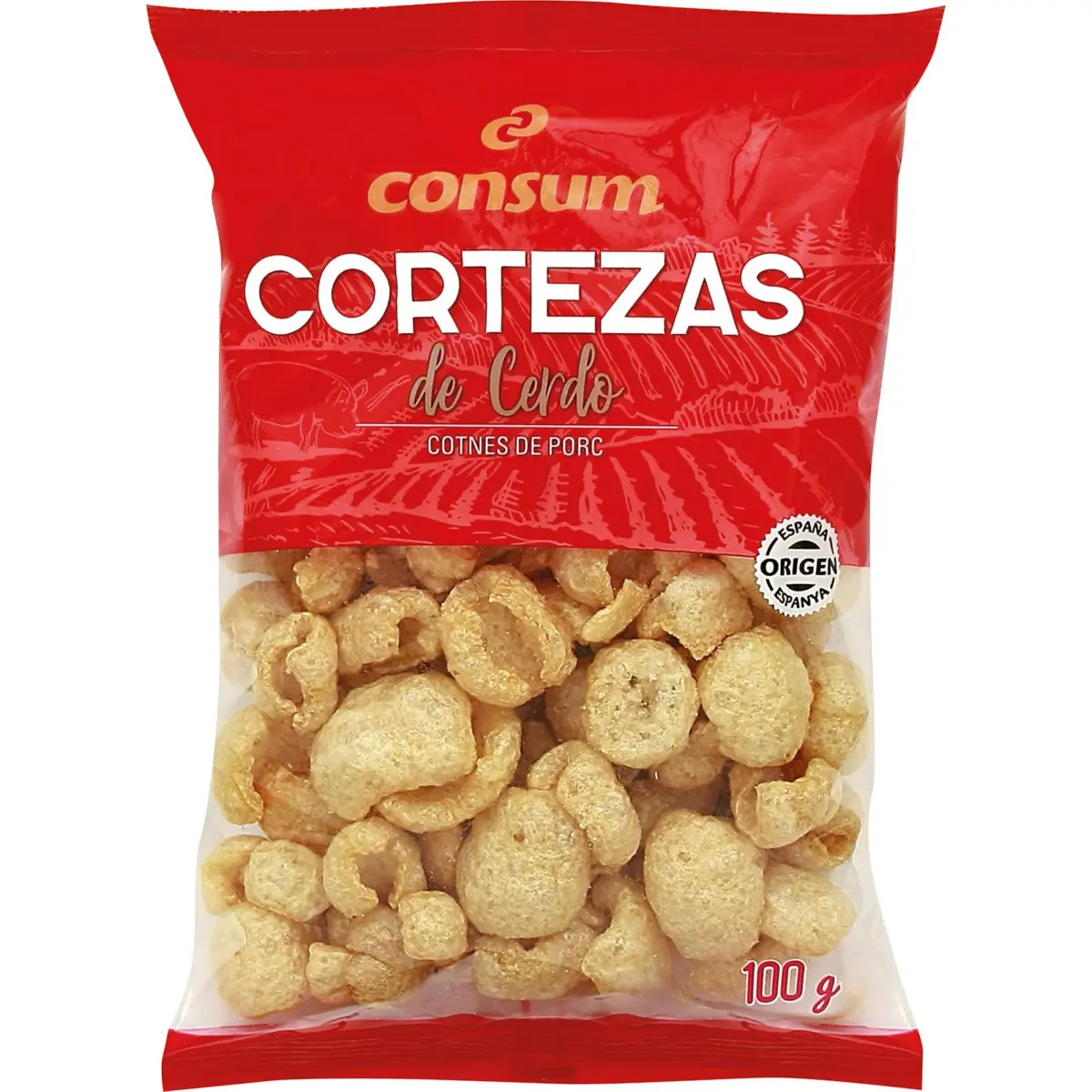 Couennes de porc Consum