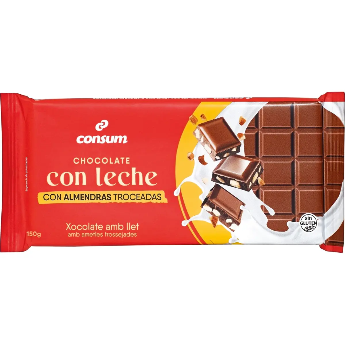 Vollmilchschokolade mit Mandeln Consum