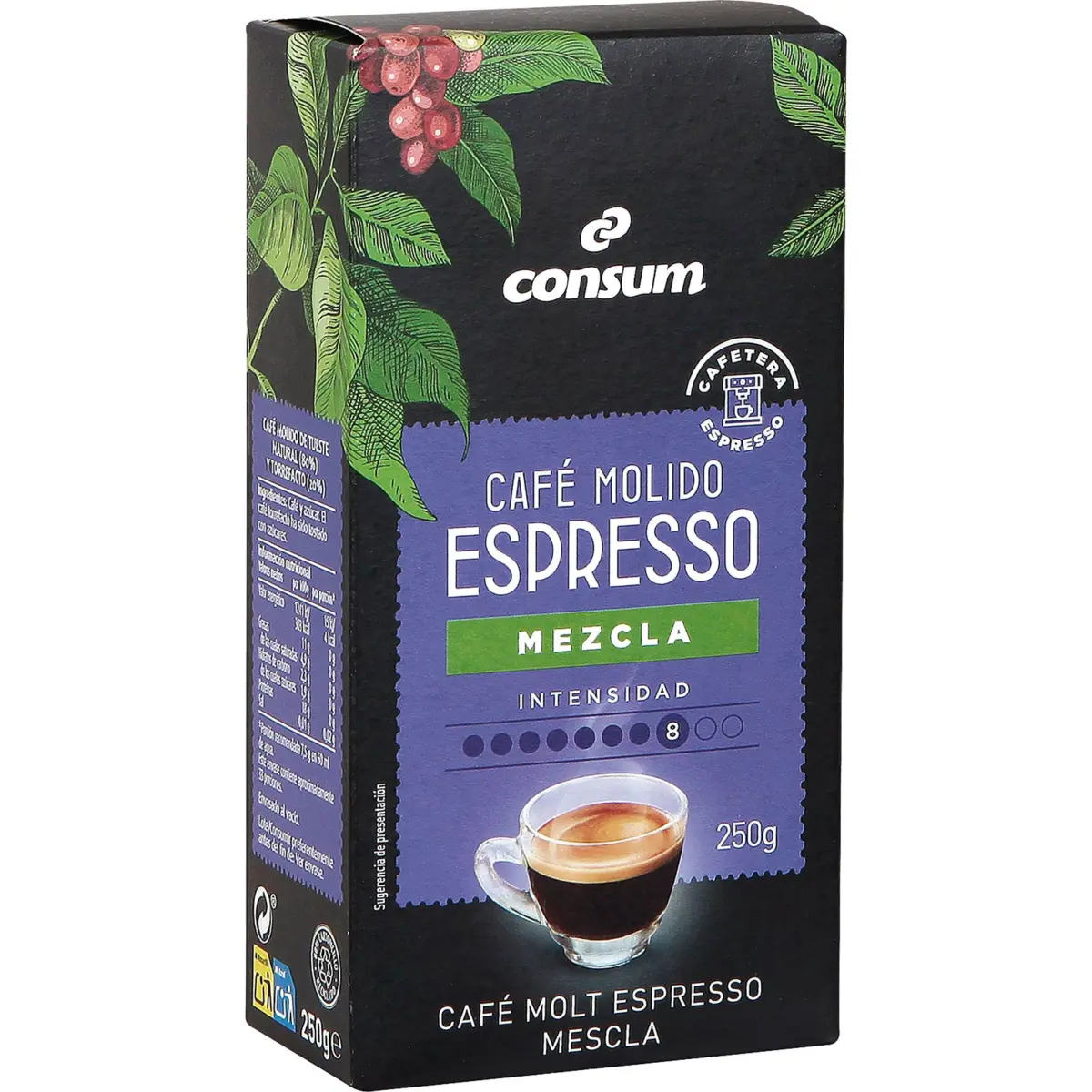 Cafè mòlt espresso barreja Consum