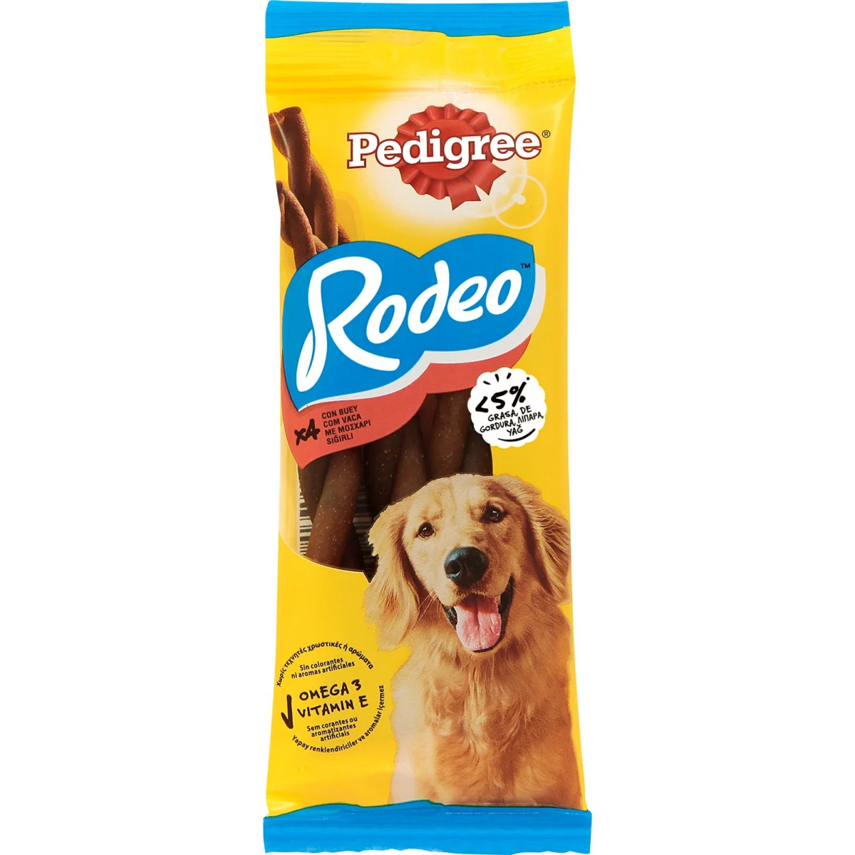 Tires de snack per a gossos Rodeo Pedigree