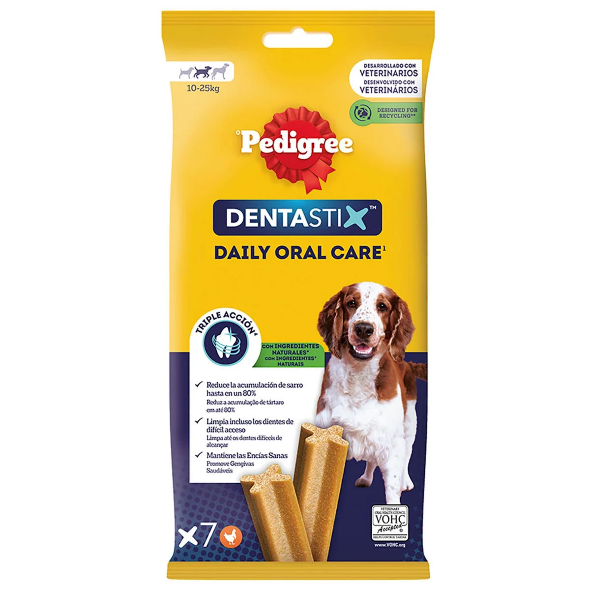 Snack dental per a gossos mitjans Dentastix Pedigree