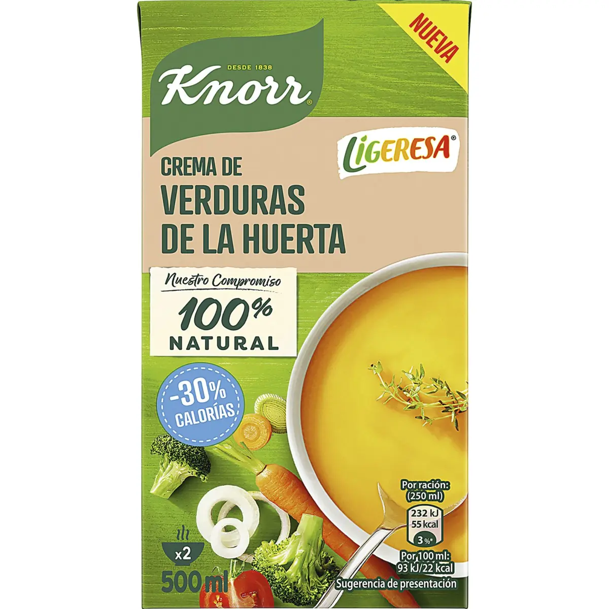 Crema de verdures de l’hort Knorr