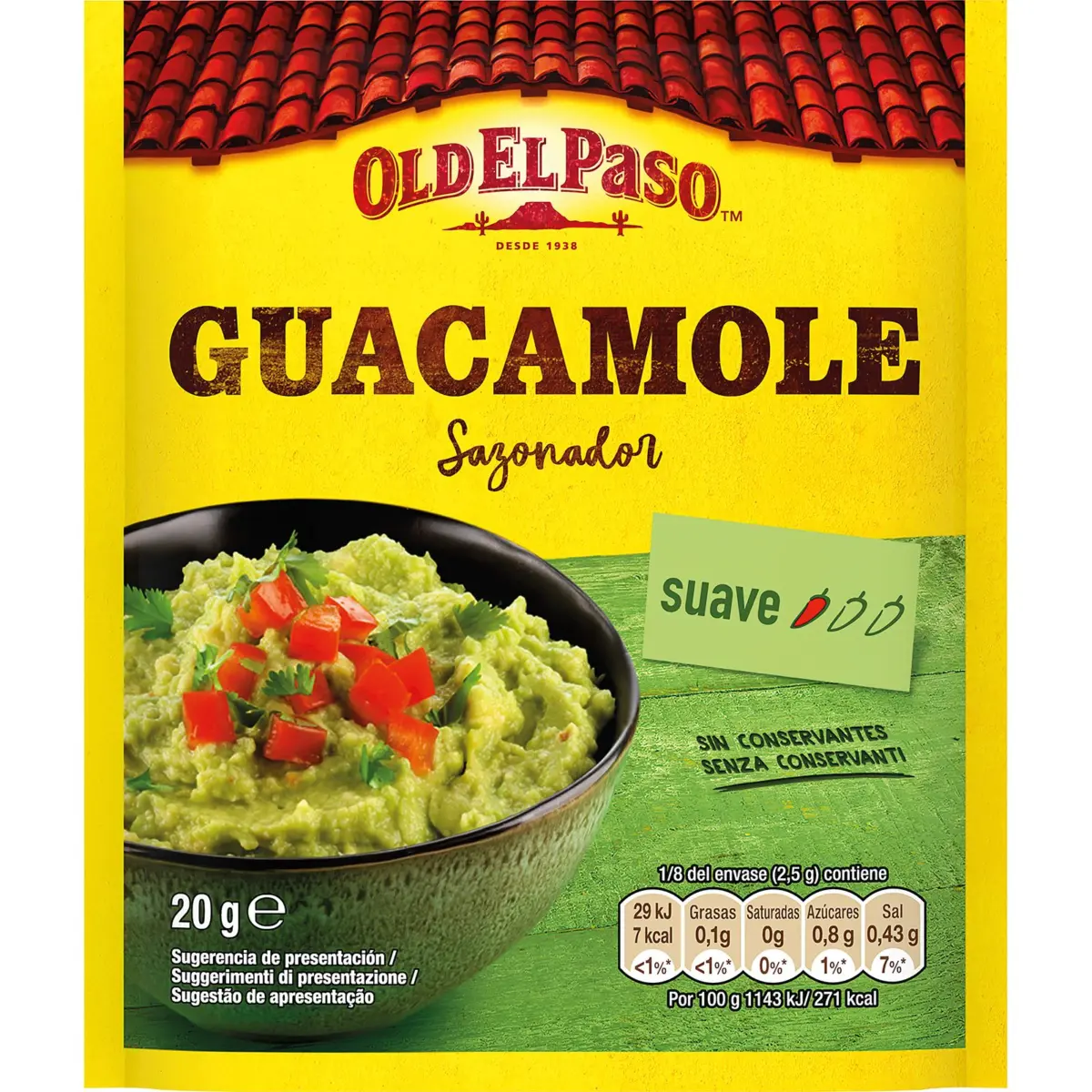 Sazonador Guacamole Old El Paso