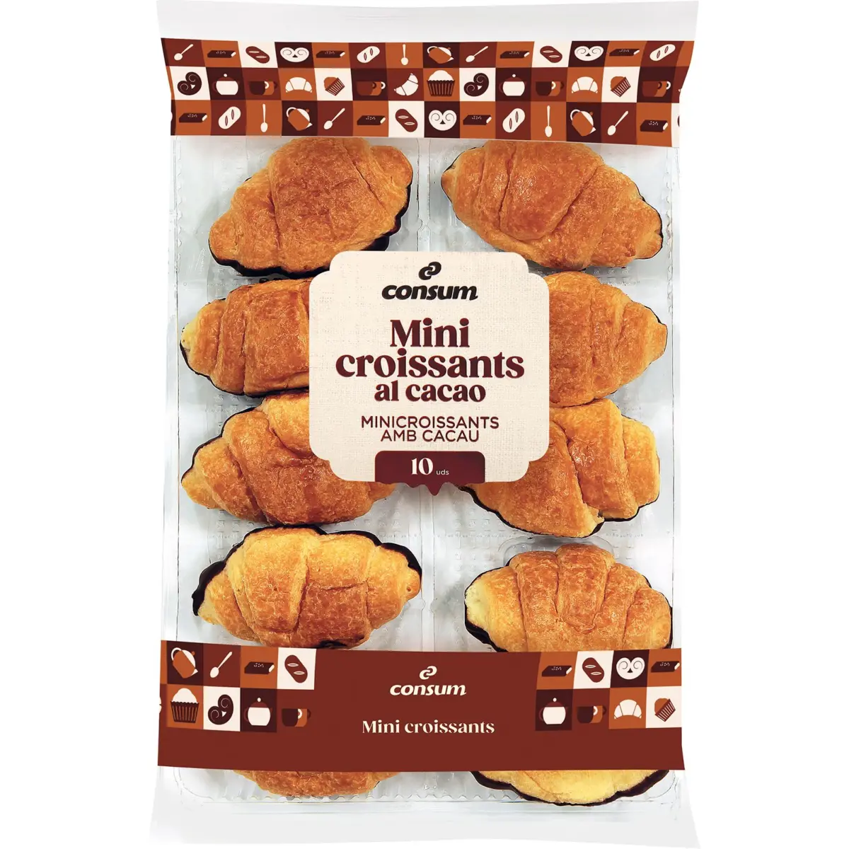 Mini-Croissants mit Kakao Consum