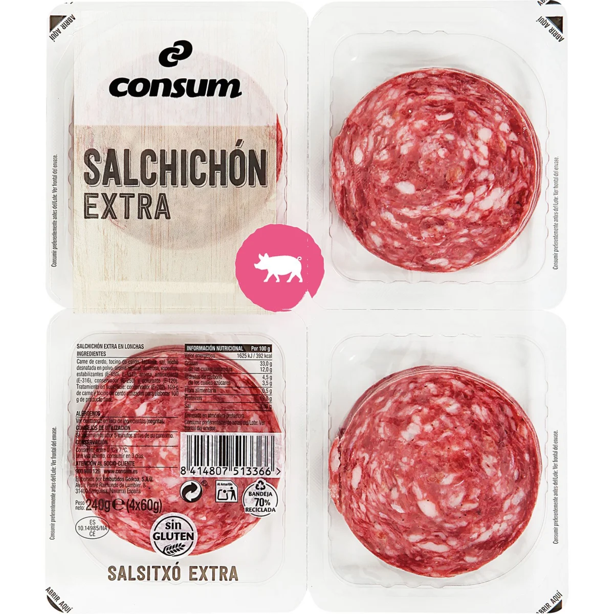 Salxitxó extra a talls Consum