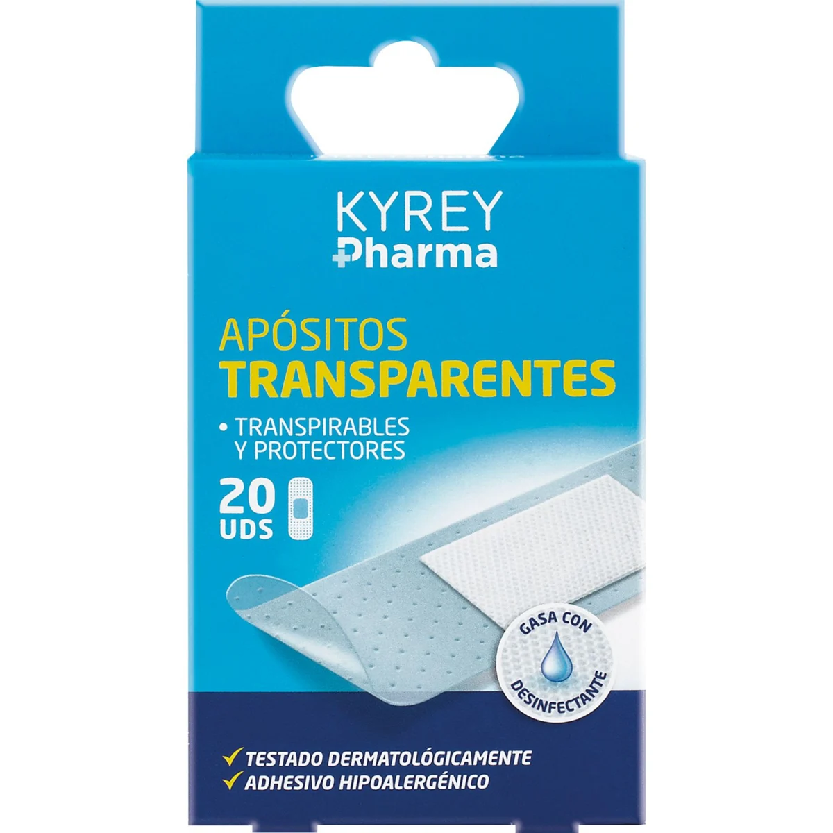 Apòsits transparents de mida mitjana Kyrey Pharma