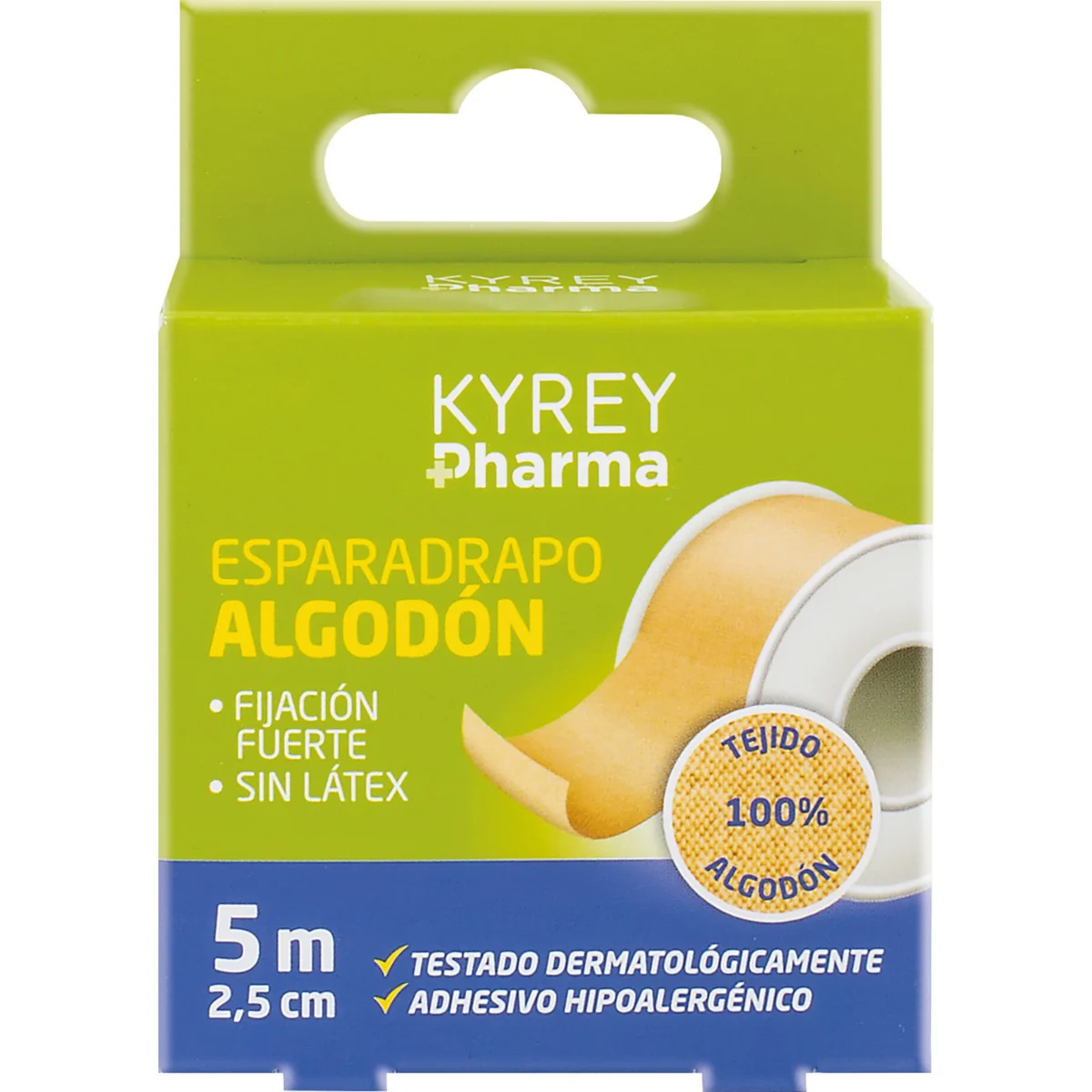Esparadrapo Algodón Color Piel 5m x 2,5cm Kyrey Pharma