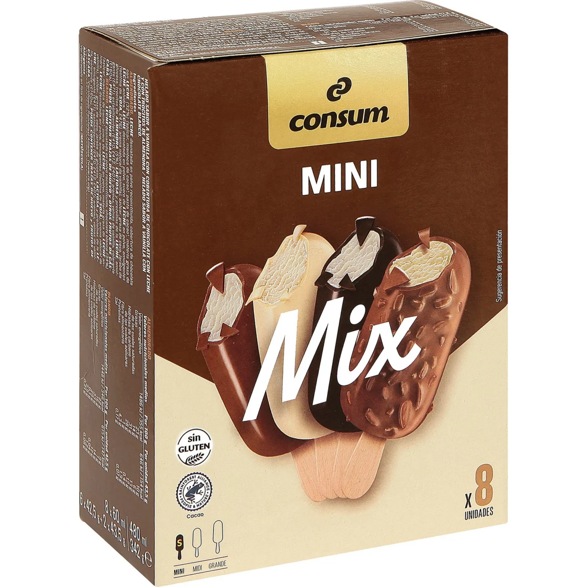 Mini Bombón Surtido Pack de 8 Unidades Consum