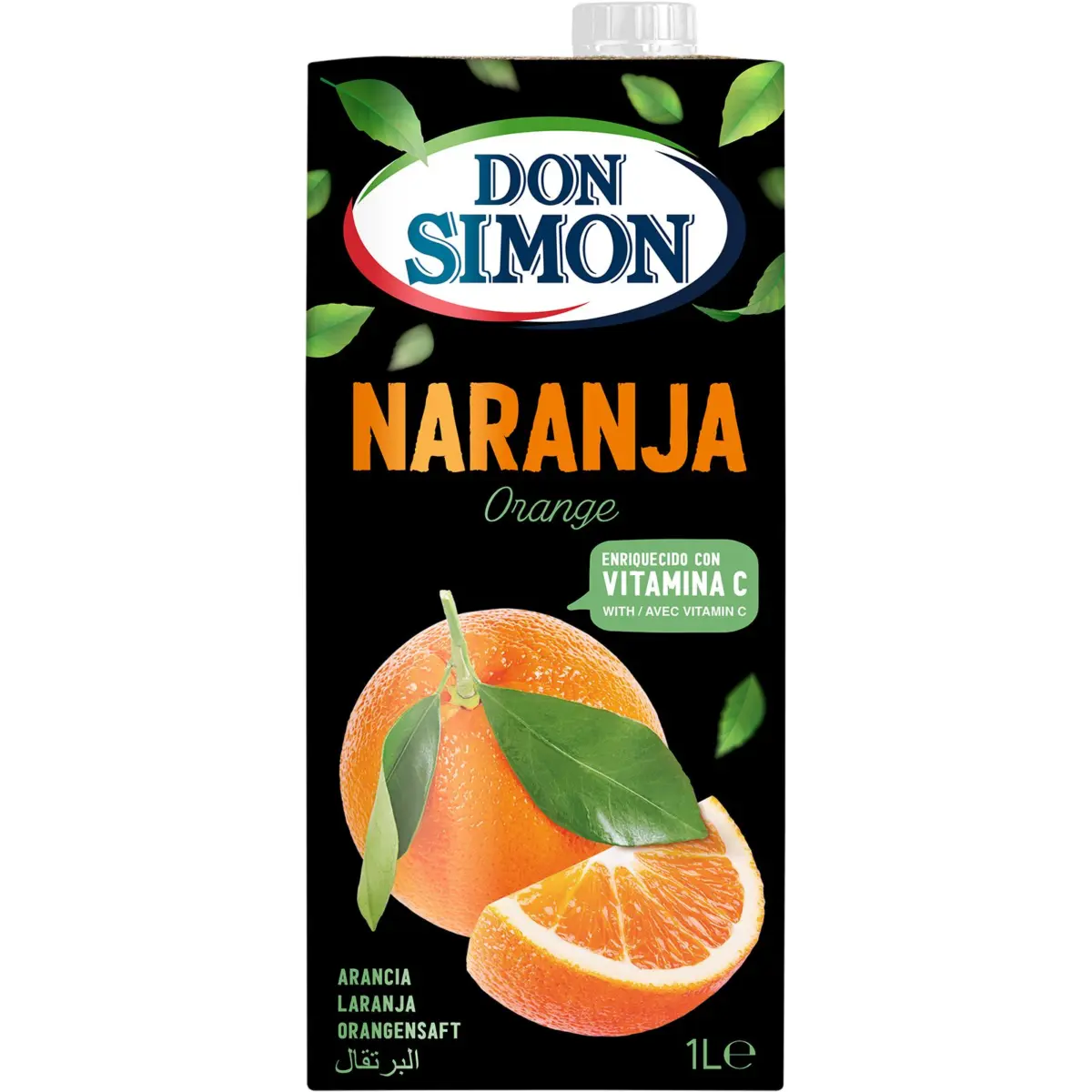 Orange juice from concentrate, carton Don Simon