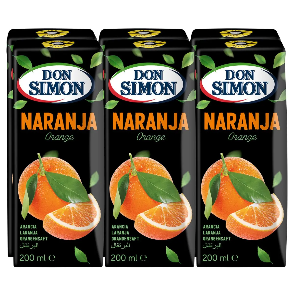 Konzentrierter Orangensaft, 6er-Pack Don Simon
