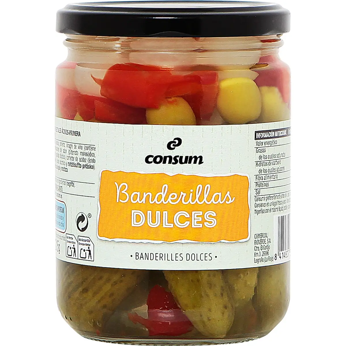 Banderilles dolces, pot Consum