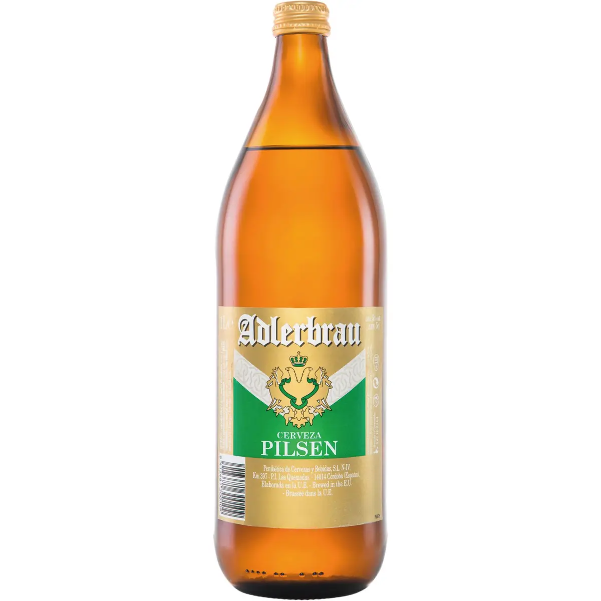 Bière Adlerbrau, bouteille en verre