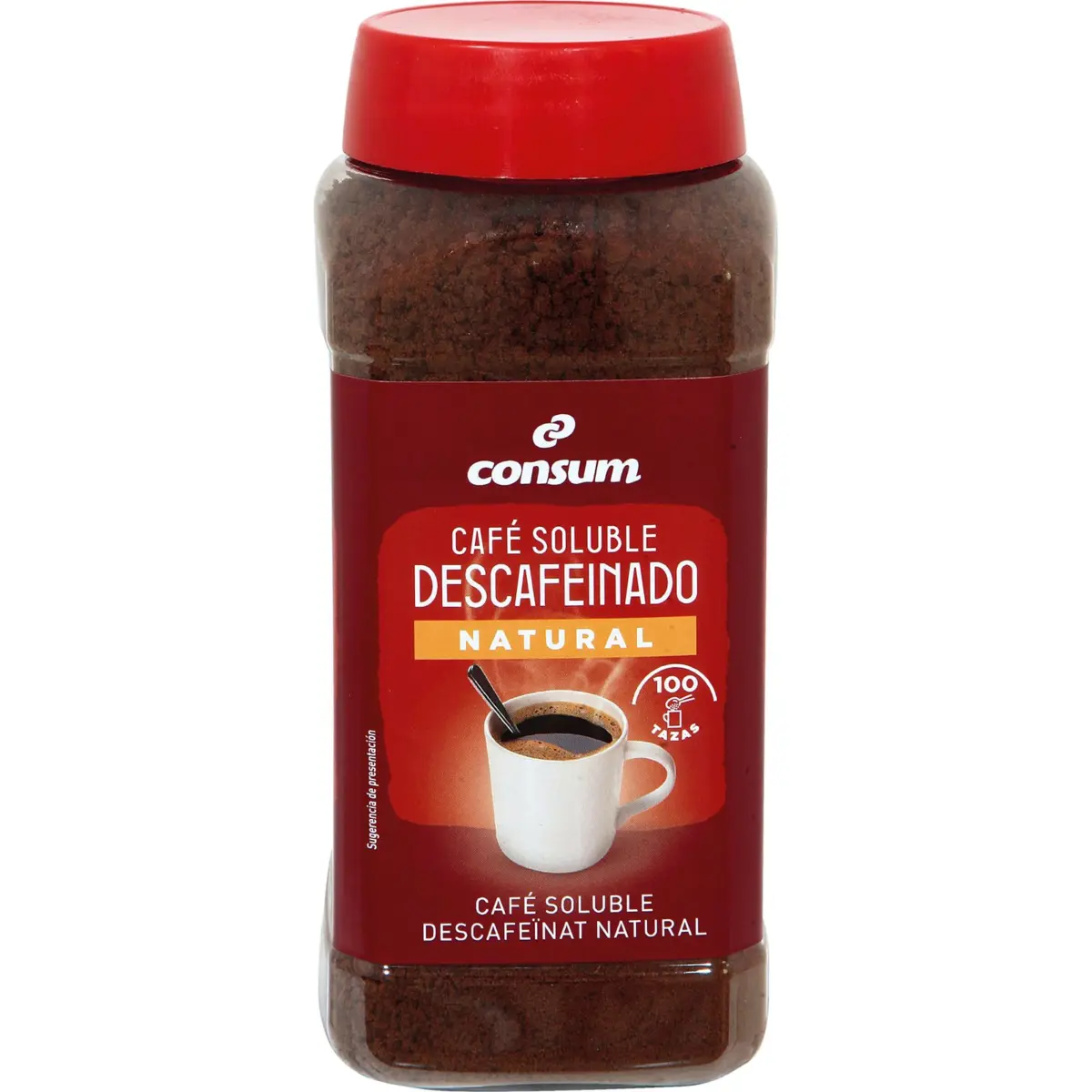 Растворимый кофе без кофеина Consum